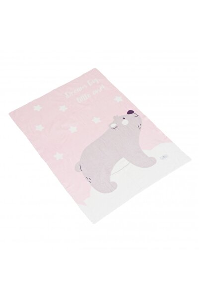 Cangaroo Dreamy Bear Baby Blanket, 75x100 cm, 0+ months, Pink