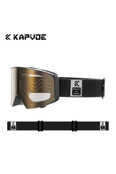 KAPVOE نظارات واقية فردية Photochromic-GO-01 نظارة ثلجية فوتوكرومية للرجال نظ...