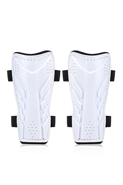 Choice L Type A--Wihte Loogdeel Football Shin Pads Impact Resistant Leg Equip...