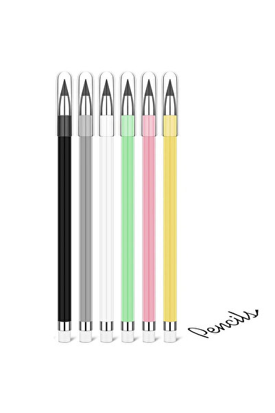 Choice 6 قطع أقلام 6/12/18 قطعة قلم رصاص بدون حبر، قلم رصاص دائم قابل لإعادة ...