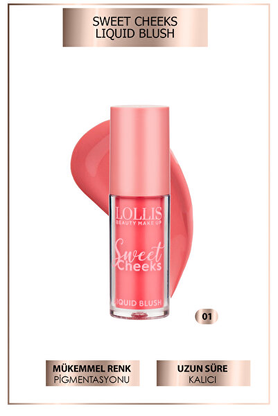 Lollis Sweet Cheeks Liquid Blush / Sweet Cheeks Likit Allık /