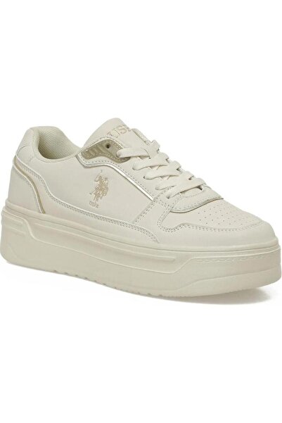 U.S. Polo Assn. U.S.POLO ASSN CAROLINE 5PR BEJ COMFORT CASUAL ANATOMİK SPOR AYAKKABISI