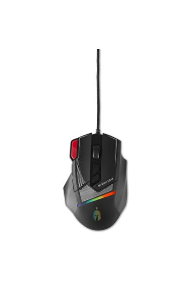 Spartan Gear Ενσύρματο ποντίκι παιχνιδιών, Spartan Gear, μαύρο