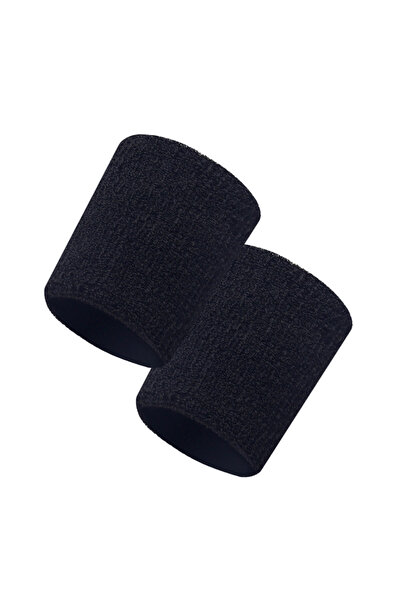 Choice سوار لياقة بدنية أسود، زوج واحد، دعم معصم التنس/كرة السلة/الكرة الطائر...