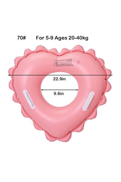 Choice لعمر 5-9 سنوات، 20-40 كجم، حلقة سباحة روكسين للبالغين، أنبوب سباحة قاب...
