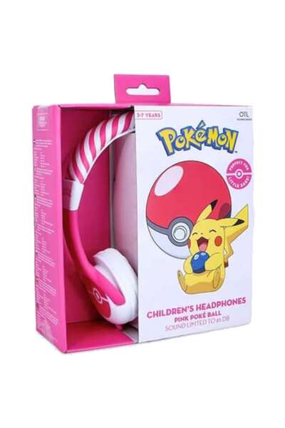 OTL Παιδικά ακουστικά OTL, Pokemon Pokeball Ροζ