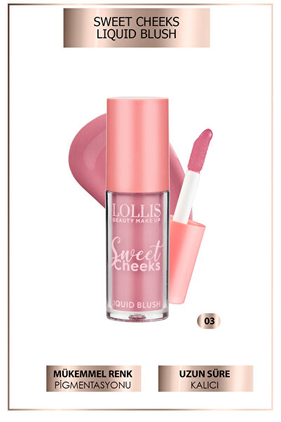 Lollis Sweet Cheeks Liquid Blush / Sweet Cheeks Likit Allık /