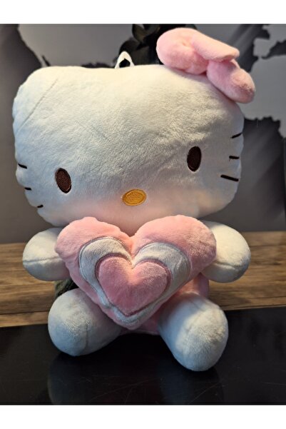 SAAY AKSESUAR HELLO KİTTY PEMBE KALP PELUŞ OYUNCAK