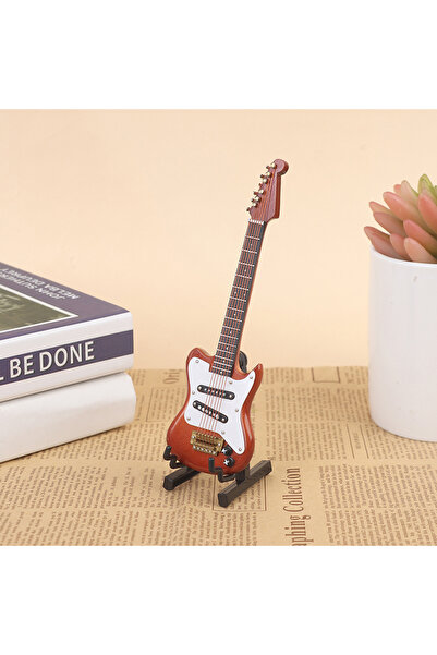 Choice RD Dollhouse Guitar آلة موسيقية مصغرة زينة نموذج بيت الدمية هدية للأطف...