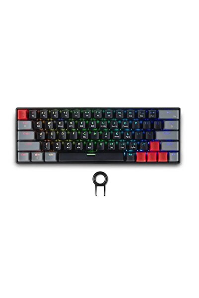 Spartan Gear Ασύρματο πληκτρολόγιο παιχνιδιών Spartan Gear Pegasus 2 RGB, μαύρο/γκρι