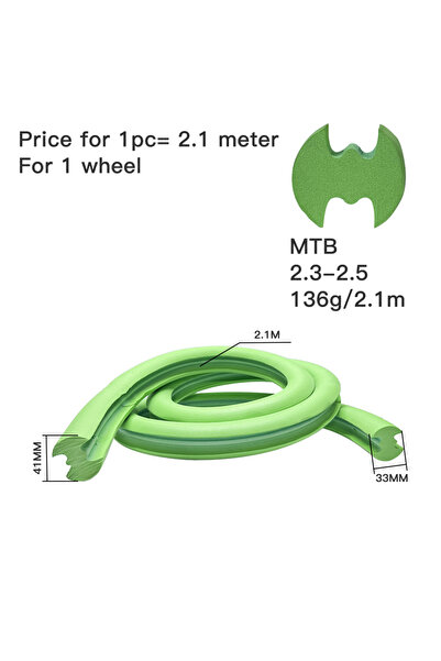 Choice 2.1m for 2.3-2.5 Bicycle Tubeless Tire Inserts Pad 700c 27.5 29 MTB Ro...