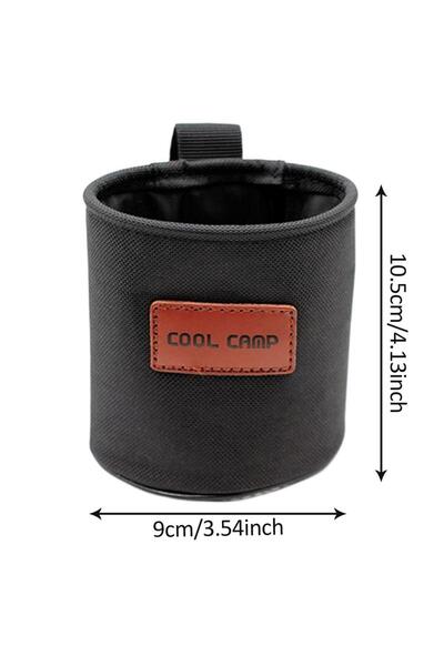 Choice حامل أكواب للدراجات باللون الأسود، حامل زجاجات مياه من قماش أكسفورد مق...