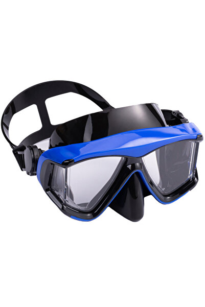 Choice قناع غوص BlueBlack مع أنبوب التنفس ونظارات سباحة وتنورة من السيليكون م...