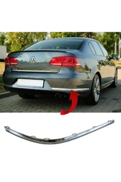 Genel Markalar 3AE807460 VOLKSWAGEN TAMPON NİKELAJI ARKA SAG PASSAT 2011-2015...