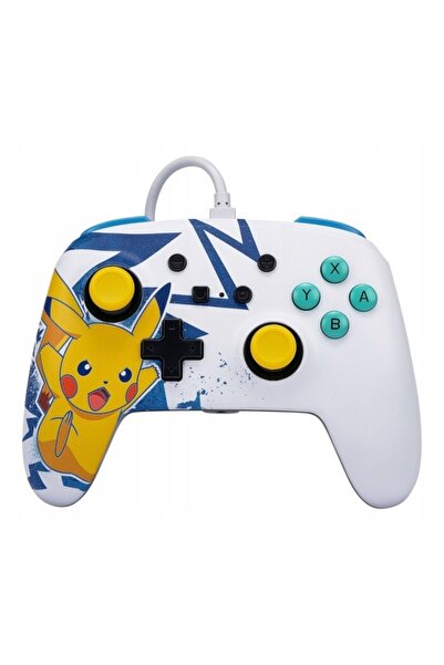Powera Controller cu fir Enhanced Wired NSW Pikachu High Voltage