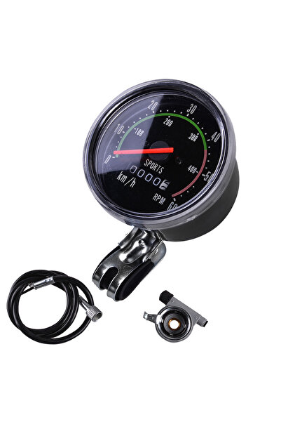 Choice كمبيوتر دراجة أسود ميكانيكي كلاسيكي ريترو عداد المسافات ساعة توقيت درا...