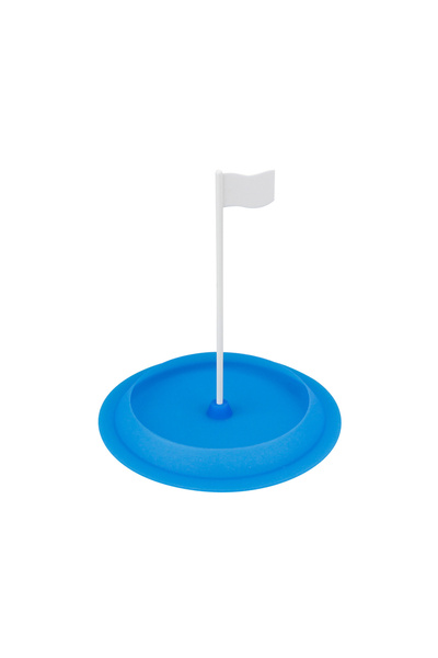 Choice كوب تدريب جولف أزرق اللون، متعدد الاتجاهات، ناعم مع علم هدف أبيض، كوب ...