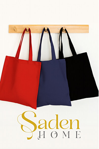 SADEN HOME حقيبة من قماش اللحم الطبيعي، قماش أمريكي، ثلاثة ألوان