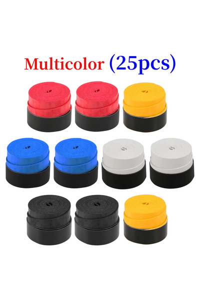 Choice Multicolor 25pcs 10/25/60pcs Anti Slip Original Head Overgrip Tennis Racket Grips Padel Accessory Sh