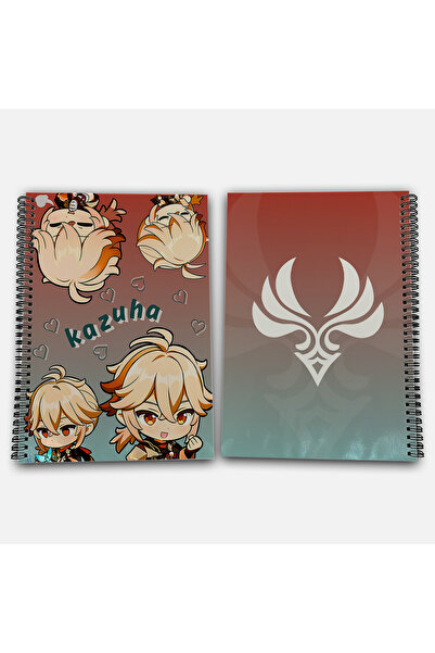 Define Moyas Genshin Impact Kazuha Checkered A4 School Notebook 72 Sheets Model 1