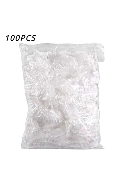 Choice 100 قطعة من أغطية الأذن المرنة المقاومة للماء للاستخدام مرة واحدة لحما...