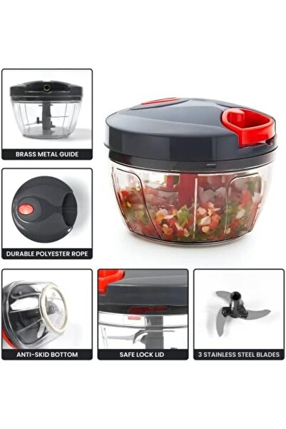 genernic Vegetable Chopper | Chopper for Kitchen | Manual Chopper for Kitchen | Vegetable Cutter | O