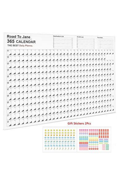 Choice 2025 365 Calendar 2025 Calendar Planner Sheet Large Wall Calendar Kawaii To Do List Yearly Planner T