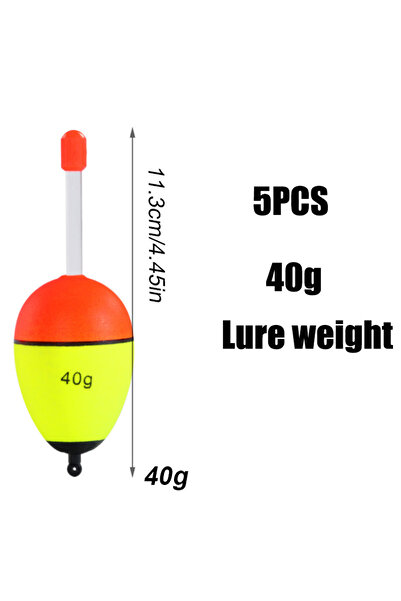 Choice 40 Sougayilang 5 قطع EVA عوامة صيد مضيئة عصا خفيفة من الرغوة البلاستيك...