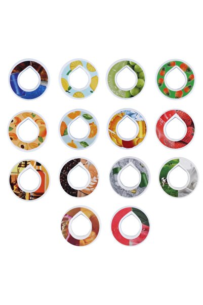 Alloet 14 قطعة من 10 إلى 1 قطعة من زجاجات المياه مع نكهة الهواء، 0 قرون هواء ...