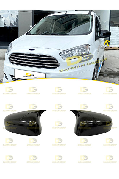 DG Power Ford Courier 2014 - 2017 uyumlu Batman Yarasa Ayna Kapağı Parlak Siy...