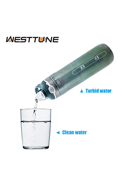 Choice زجاجة/كوب فلتر مياه خارجي سعة 750 مل من أجل البقاء أو إمدادات الطوارئ ...