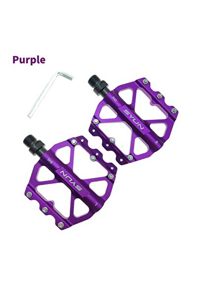 Choice دواسة دراجة R45 أرجوانية من SYUN بألوان خفيفة للغاية مزودة بثلاثة محام...