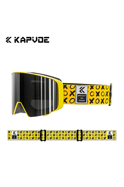 KAPVOE Single Goggle 06 Photochromic Snow Goggles Men Ski Goggles Snowboard A...