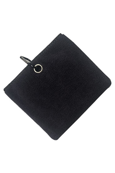 Choice منشفة جولف من الألياف الدقيقة باللون الأسود مقاس 40 × 40 سم مع خطاف وح...