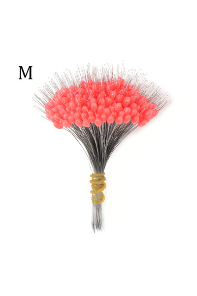 Choice عوامة صيد سمك من السيليكون على شكل بيضاوي من ريد إم 300 قطعة مقاومة لل...