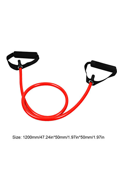 Choice أشرطة مقاومة حمراء 15 رطلاً مع مقابض حبل سحب للتدريبات المنزلية وتدريب...