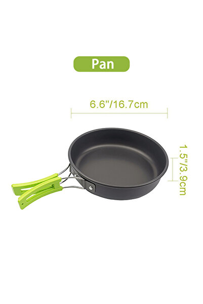 Choice Pan Outdoor Camping Cooking Set, Hard Aluminum Alloy Tableware, Kettle...