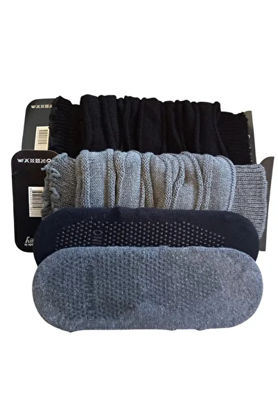 shefox Pack of 4 Yoga Pilates Meditation Socks, Leggings Set