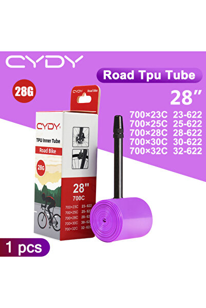 Choice 65 مم 28 جرام 700x23-32C 1 قطعة 28 جرام CYDY أنبوب داخلي TPU لدراجة ال...