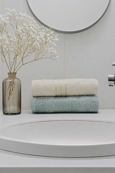 Class Bambu Havlu Seti 2li 50x80 cm El-Yüz Havlusu Silver V2