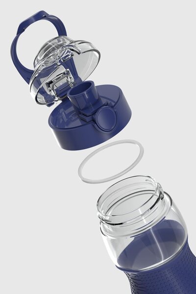 Renga Saga Silicone Detailed 730 ml Tritan Flask 911033 Blue