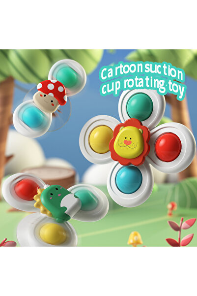 Choice 3 قطع 3 قطع لعبة دوارة ذات كوب شفط حمام الطفل لعبة مضحكة ألعاب تعليمية...
