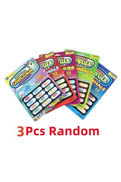 Choice 3 قطع من كبسولات النقع الإبداعية القابلة للتمدد إلى حجم كبير على شكل د...