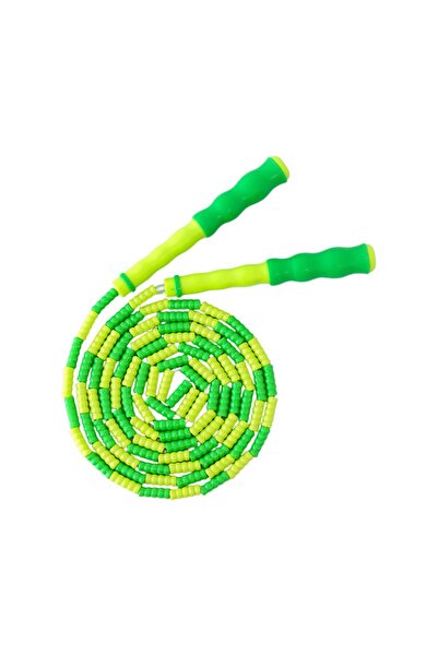 Choice Green Adjustable Length Segmented Fitness Jump Rope Colorful Fitness R...