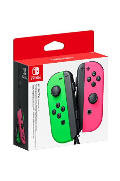 Nintendo Controller Switch Joy-Con Pair, Neon Green & Neon Pink