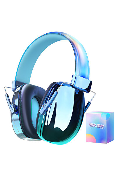 Choice سماعات أذن زرقاء مع صندوق سماعات رأس نشطة للرماية الإلكترونية لحماية ا...