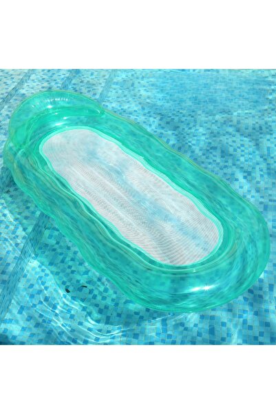 Choice عوامة سباحة قابلة للنفخ باللون الأخضر الفاتح للبالغين - عوامات سباحة و...