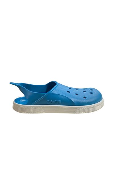 BOATILUS Children's Blue-White Cloggy-F Sandals Cloggy-F 19