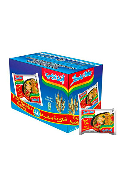 İndomie نودلز مي جورنج مقلية على شكل وسادة، 40 عبوة × 80 جم