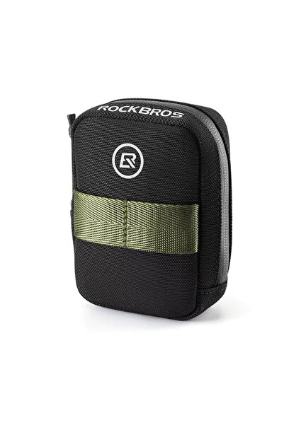 ROCKBROS حقيبة سرج دراجة صغيرة خفيفة الوزن بسعة 0.35 لتر، حقيبة دراجة محمولة ...